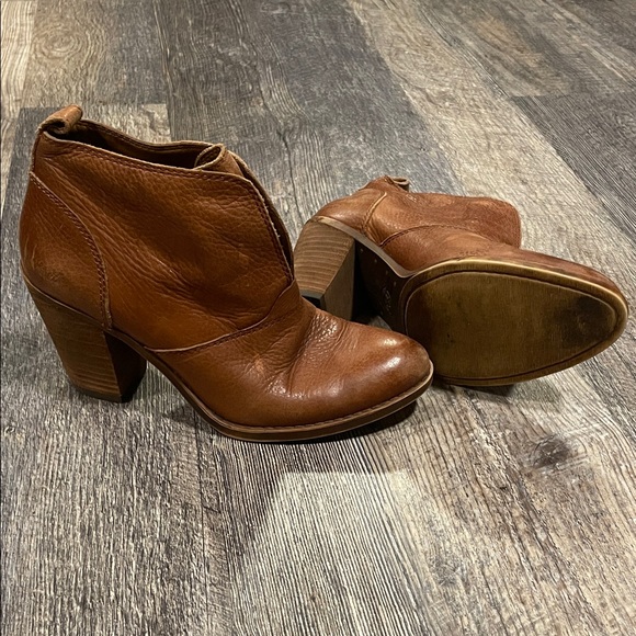 Lucky Brand Shoes - Lucky Brand Brown Leather Ankle Boots